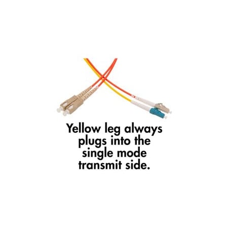 Cable Wholesale Mode Conditioning Cable LC / SC, OM2 Multimode, 50/125, 2 meter LCSC-12002